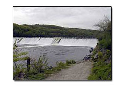 View of dam from Derby