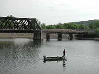 Fishing in the river